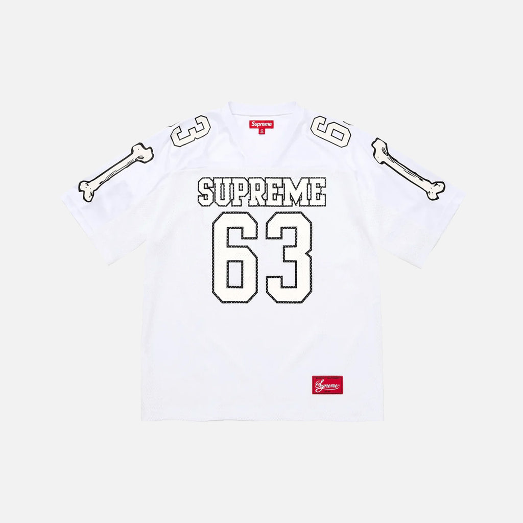 SupremeBonesFootballJerseywhit