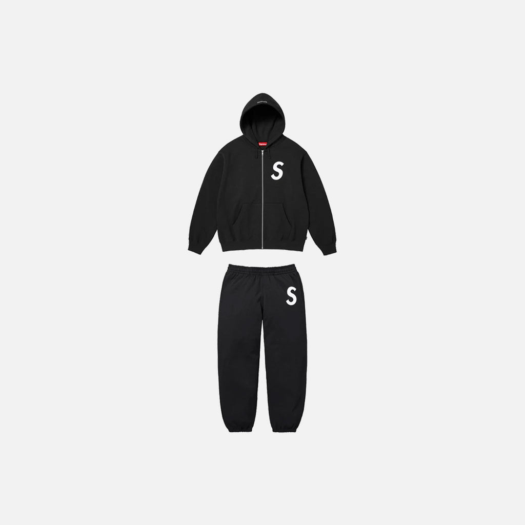 SupremeSLogoZipUpTracksuitBlac SupremeSLogoZipUpTracksuitBlac