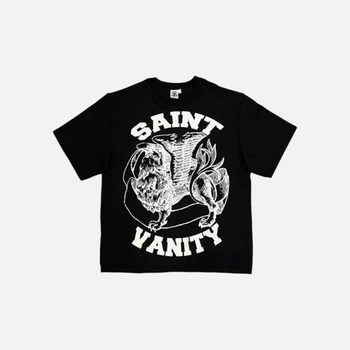 Saint Vanity Griffin Tee Black/White