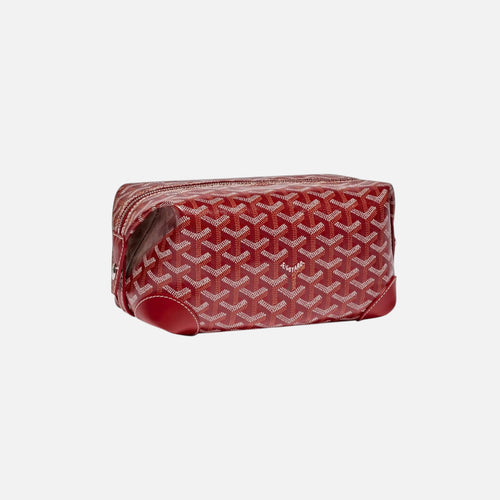 Goyard Bowling 25 Toiletry Bag Red