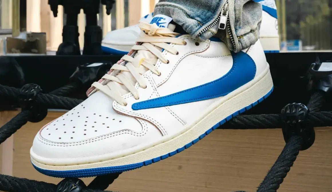 FIRST LOOK at the Travis Scott x fragment design x Air Jordan 1 Low OG ...