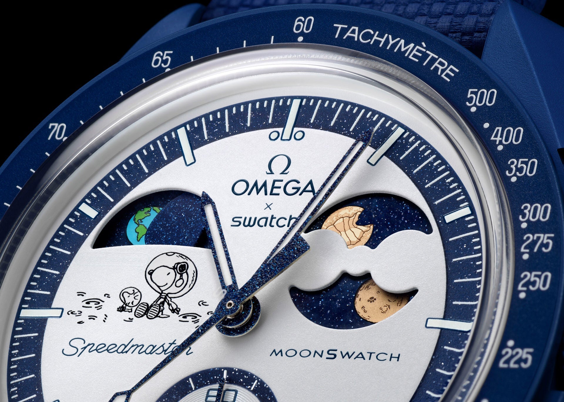 Swatch x Omega Bioceramic Moonswatch Mission to Earthphase