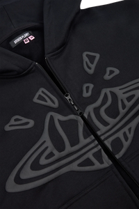 Broken Planet Zip-Up Hoodie Midnight Black – Vugari Store