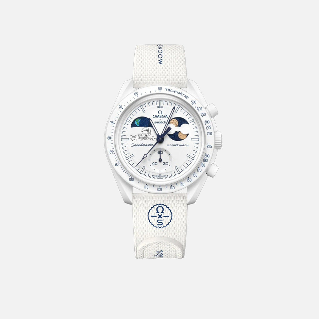 Swatch x Omega Bioceramic Moonswatch Mission to Earthphase