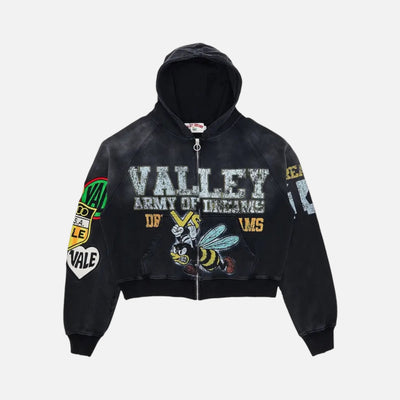 Vale Forever Army Zip Up Black
