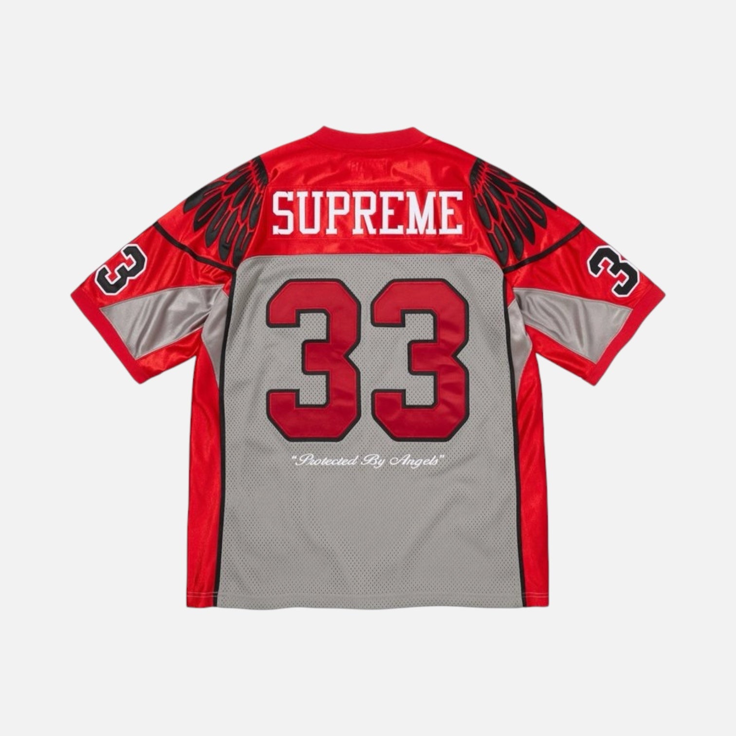 定価以下Supreme Wings Football Jersey レッド Supreme Wings Football Jersey Grey Red – Vugari Store