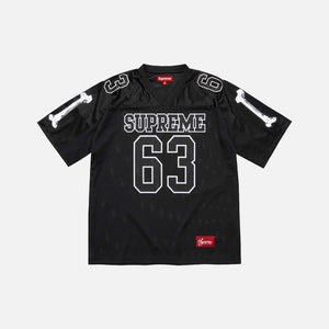 Supreme Bones Football Jersey Black FW25