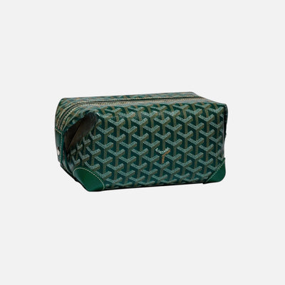 Goyard Bowling 25 Green Toiletry Bag