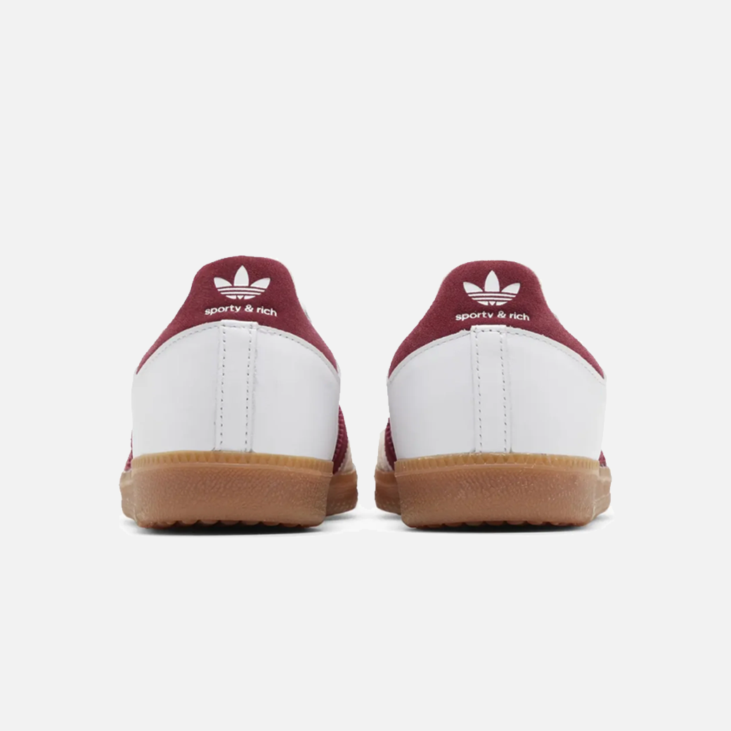 Adidas x Sporty Rich Samba Burgundy