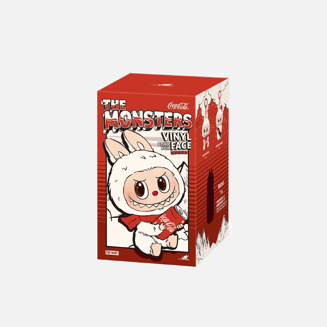 Pop Mart Labubu The Monsters 'Coca Cola' Series Vinyl Face