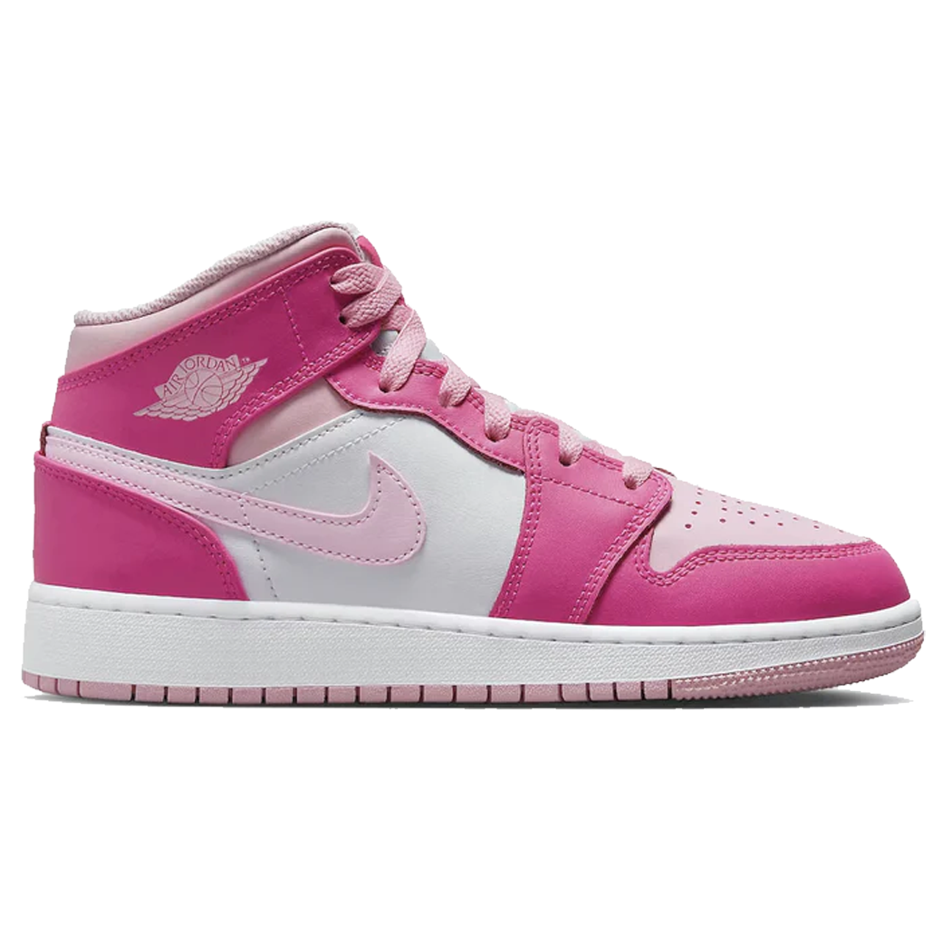Nike Air Jordan 1 Mid Fierce Pink GS – Vugari Store