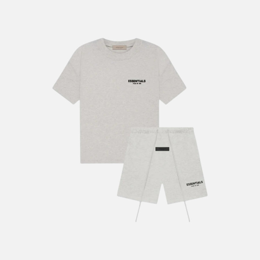 Fear of God Essentials Short Set 'Light Heather Oatmeal (SS22)