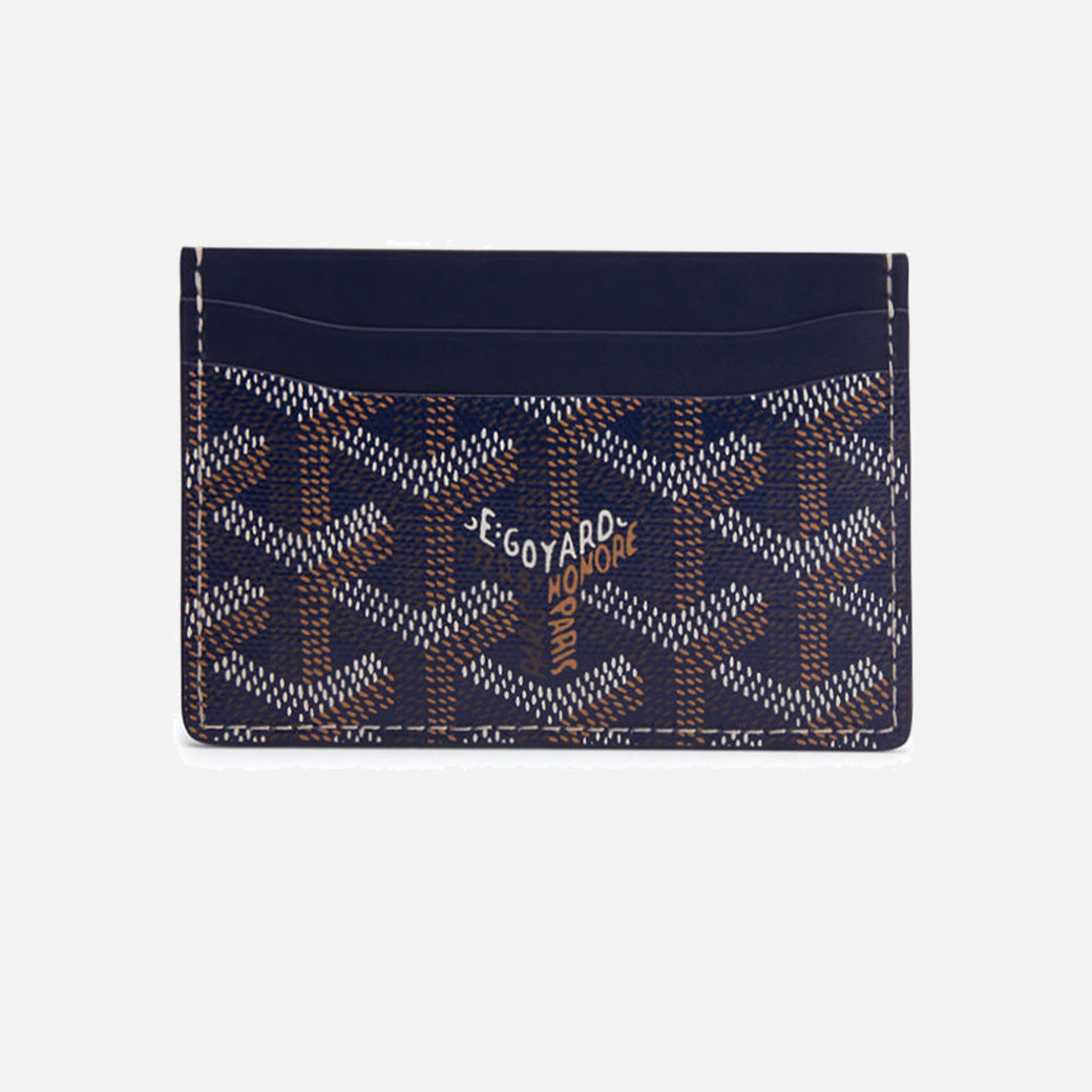 Goyard Saint Sulpice Navy Blue Card Holder – Vugari Store