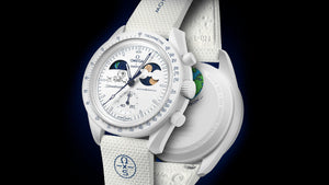 Swatch x Omega Bioceramic Moonswatch Mission to Earthphase