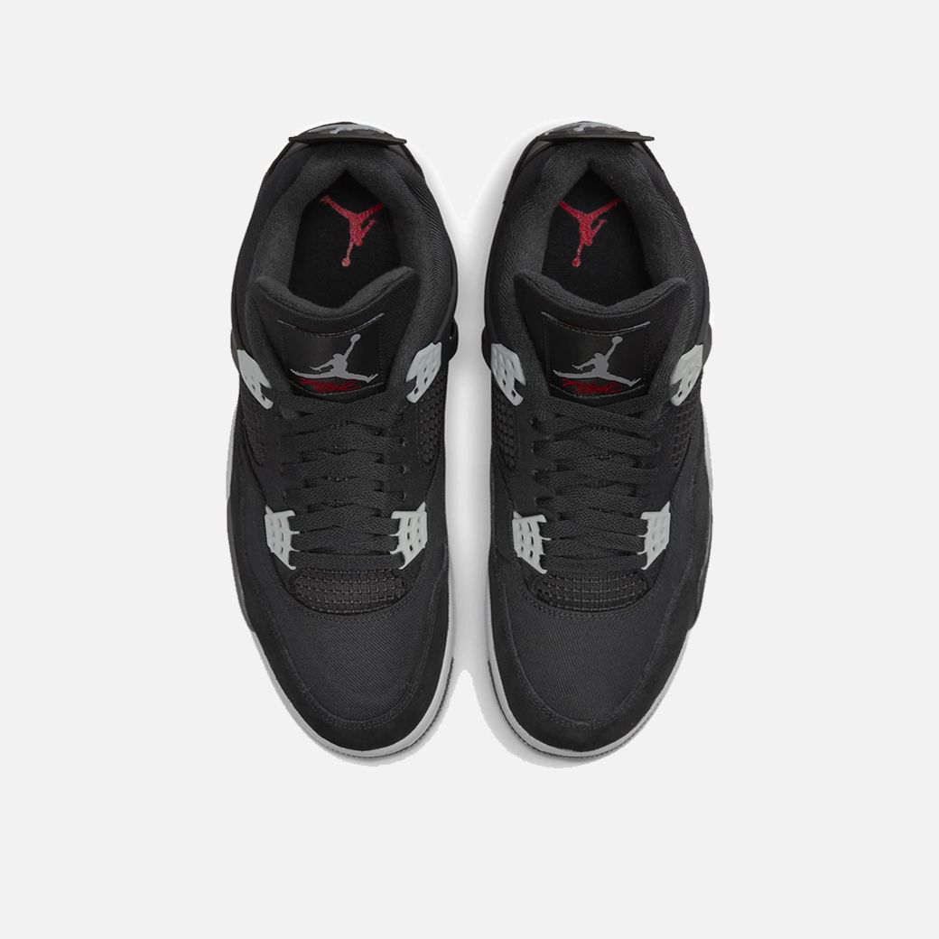 Nike Air Jordan 4 Black Canvas