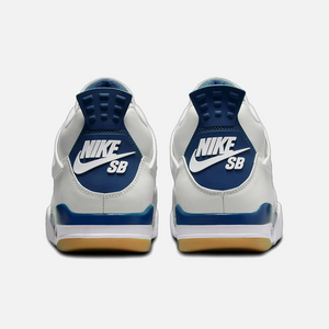 Nike Air Jordan 4 SB White Navy