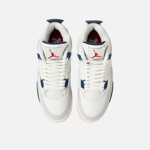 Nike Air Jordan 4 SB White Navy