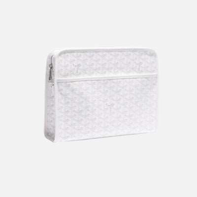Goyard Jouvence GM Toiletry Bag White