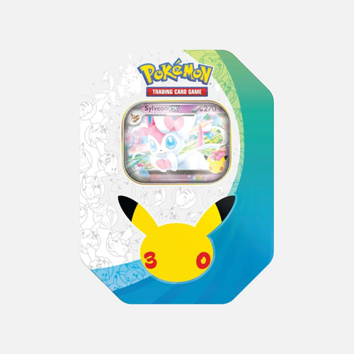 Pokémon TCG 30th Celebration Sylveon ex Tin