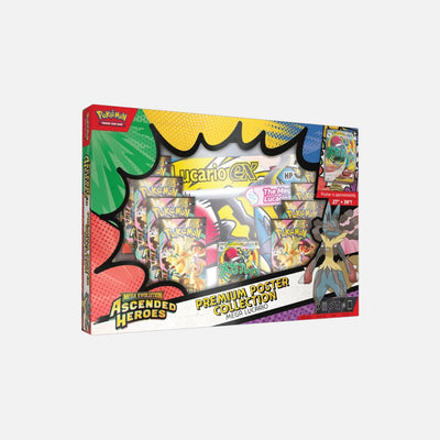 Pokemon TCG Mega Evolution Ascended Heroes Premium Poster Collection Mega Lucario EX