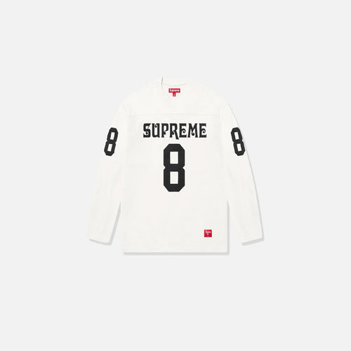 Supreme Affiliated L/S White Football Top