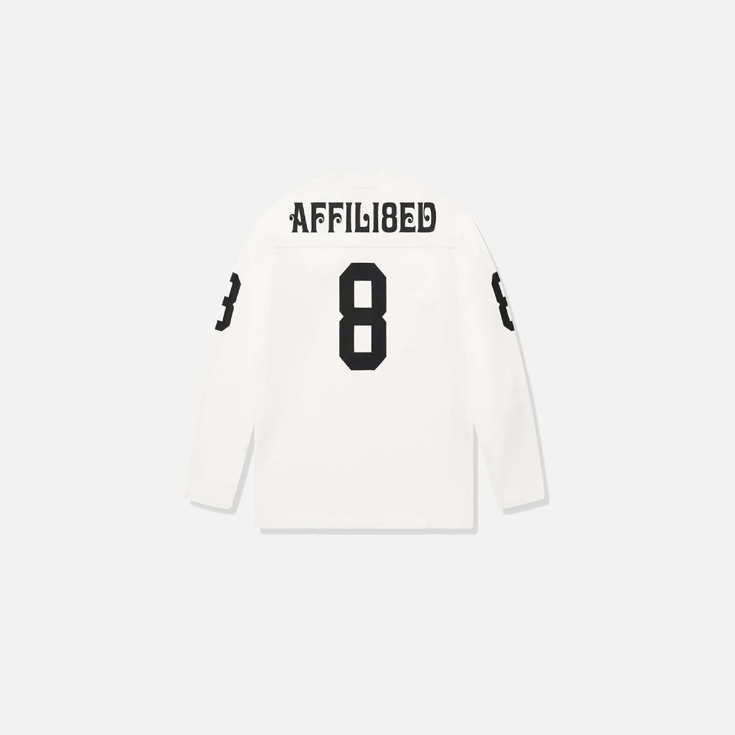 Supreme Affiliated L/S White Football Top