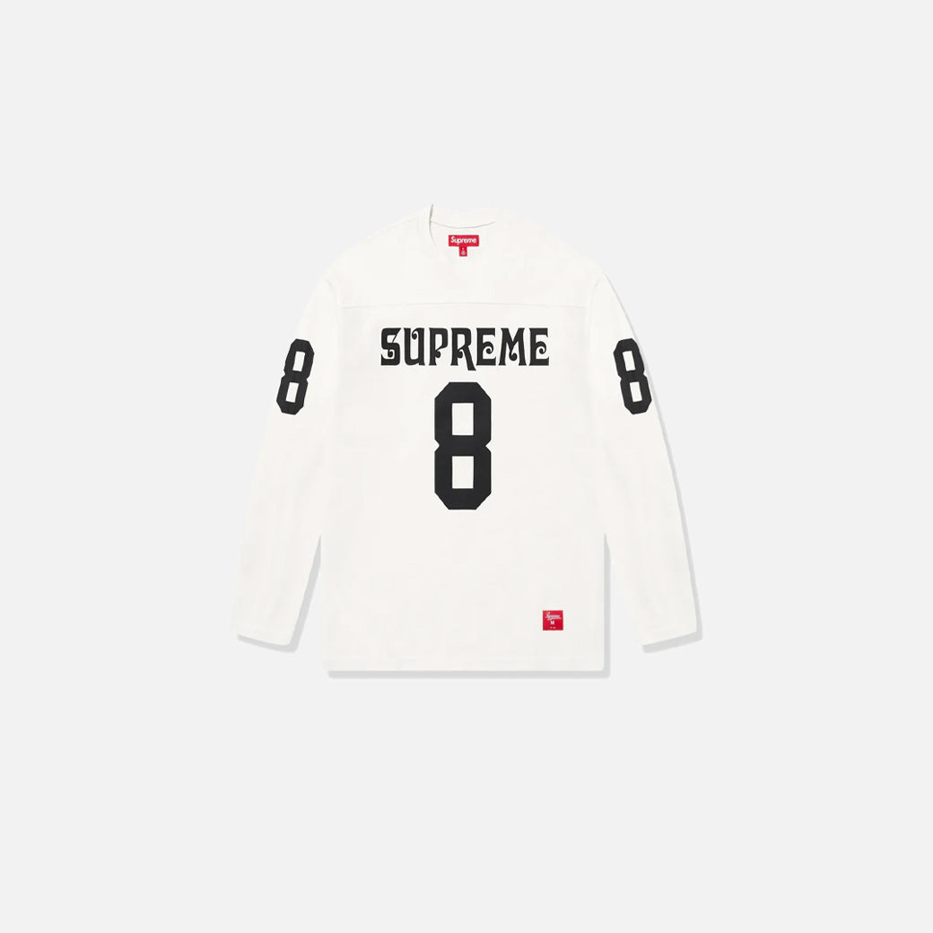 Supreme Affiliated L/S White Football Top