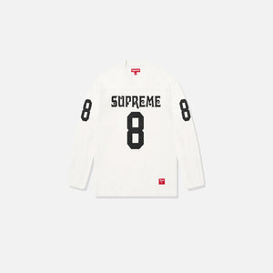 Supreme Affiliated L/S White Football Top