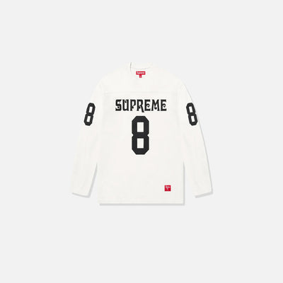 Supreme Affiliated L/S White Football Top
