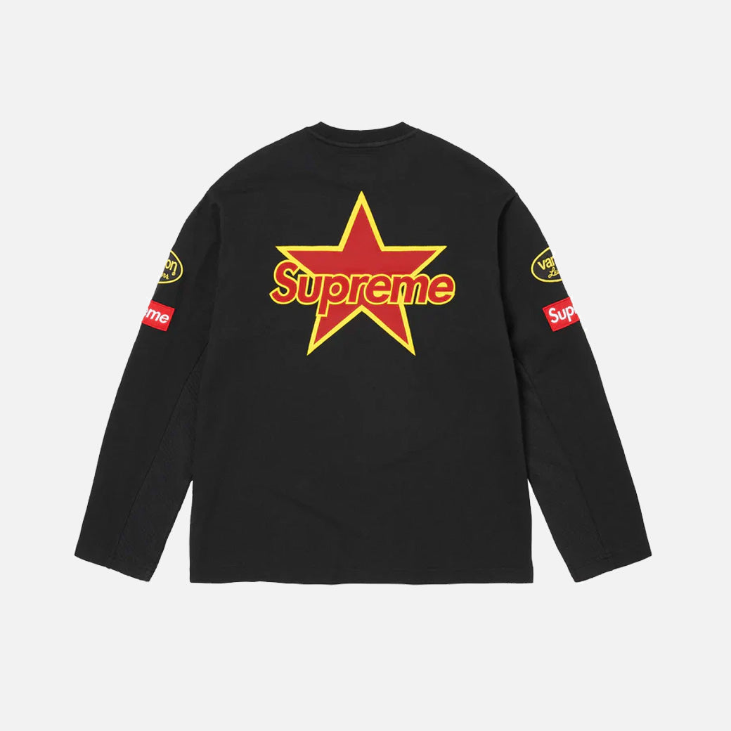 Supreme Vanson Leathers L/S Top Black – Vugari Store