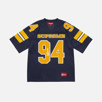 Supreme Sequin Football Jersey Navy