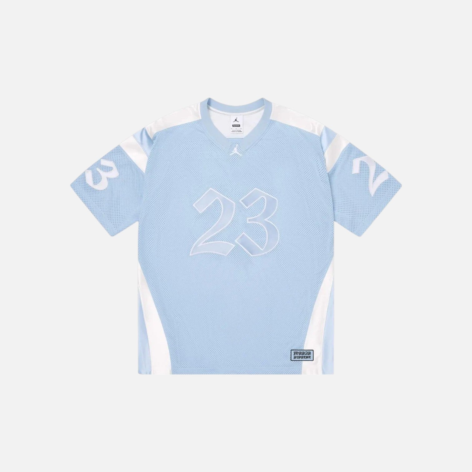 Supreme x Jordan Warm Up Light Blue Jersey – Vugari Store