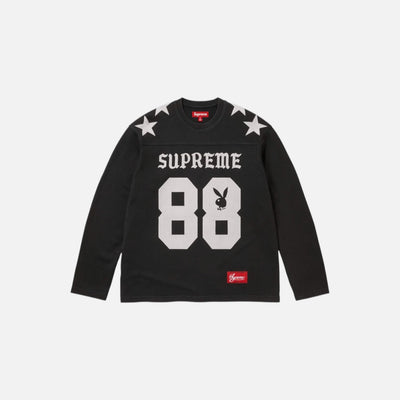 The Supreme x Playboy L/S Football Top Black