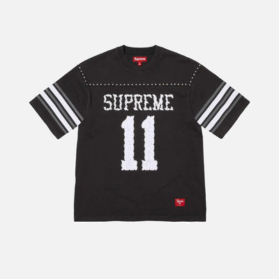 Supreme Studded S/S Football Top Black