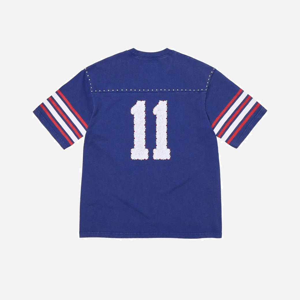 Supreme Studded S/S Football Top Blue – Vugari Store