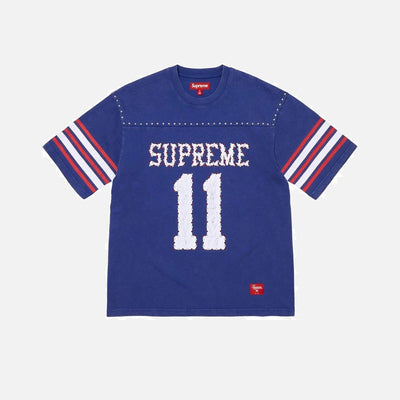 Supreme Studded S/S Football Top Blue