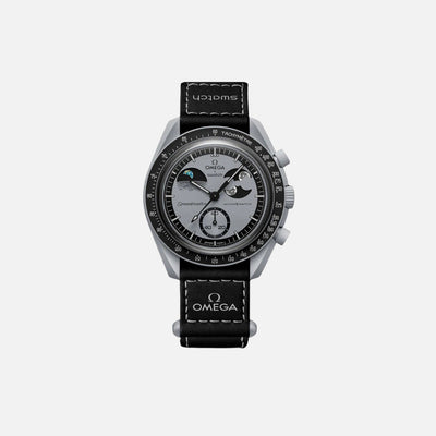Swatch x Omega Bioceramic Moonswatch 'Mission to Earthphase' (SO33M700) (SAME-DAY DISPATCH)