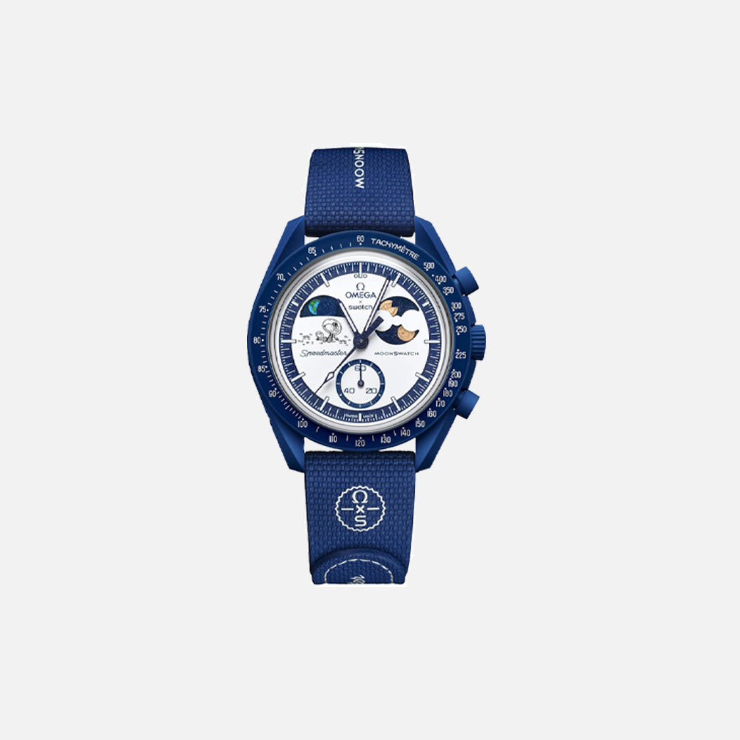 Swatch x Omega Bioceramic Moonswatch Mission to Earthphase